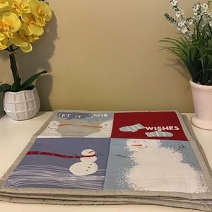 SOLD. Set of 4 St. Nicholas square placemats. NWT.